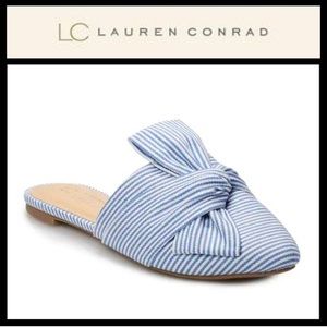 LC Lauren Conrad Dessert stripe slide